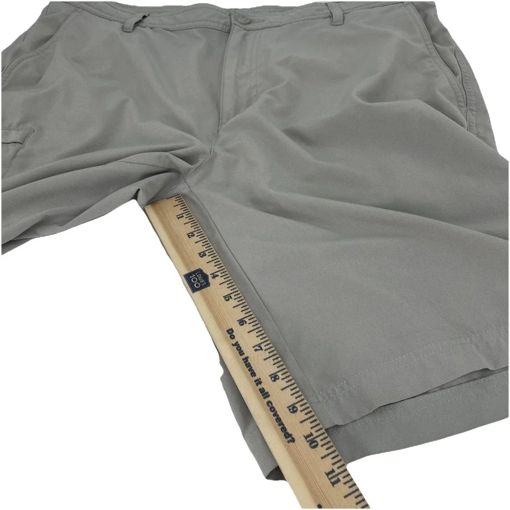 Columbia PFG‎ Mens Gray Performance Fishing Gear Shorts Size 36 Utility Outdoor